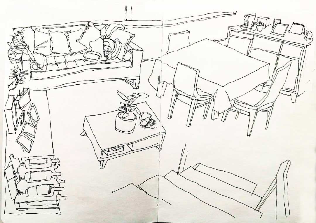 Dibujos desde el interior